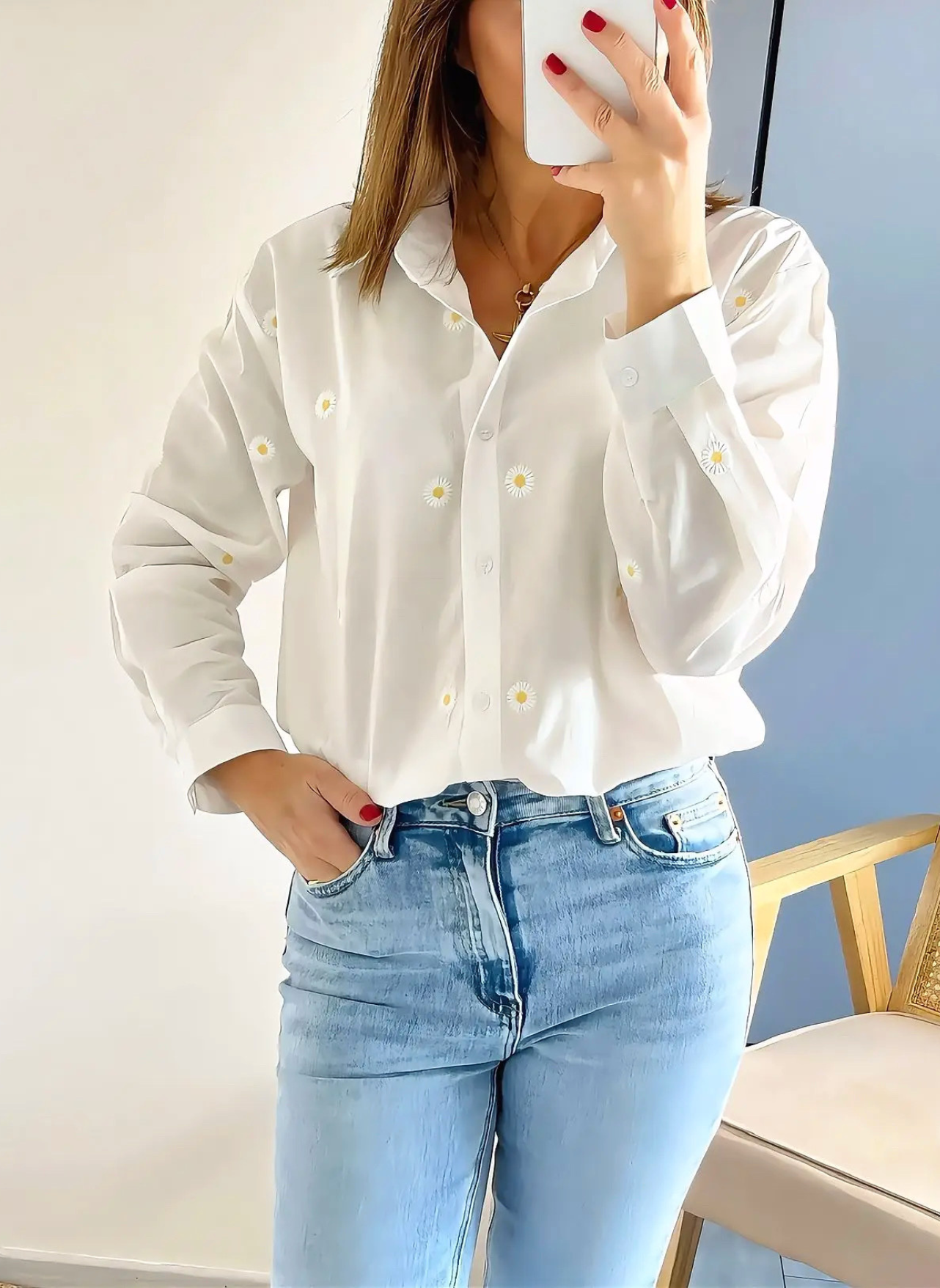 chemise-femme-maely-avec-fleurs-brodees