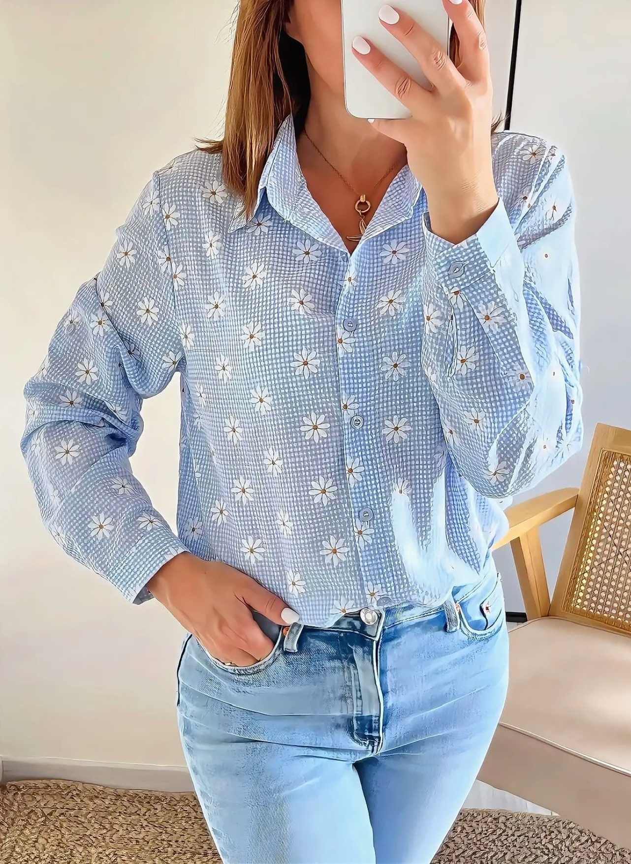 chemise femme fleurie Mallory