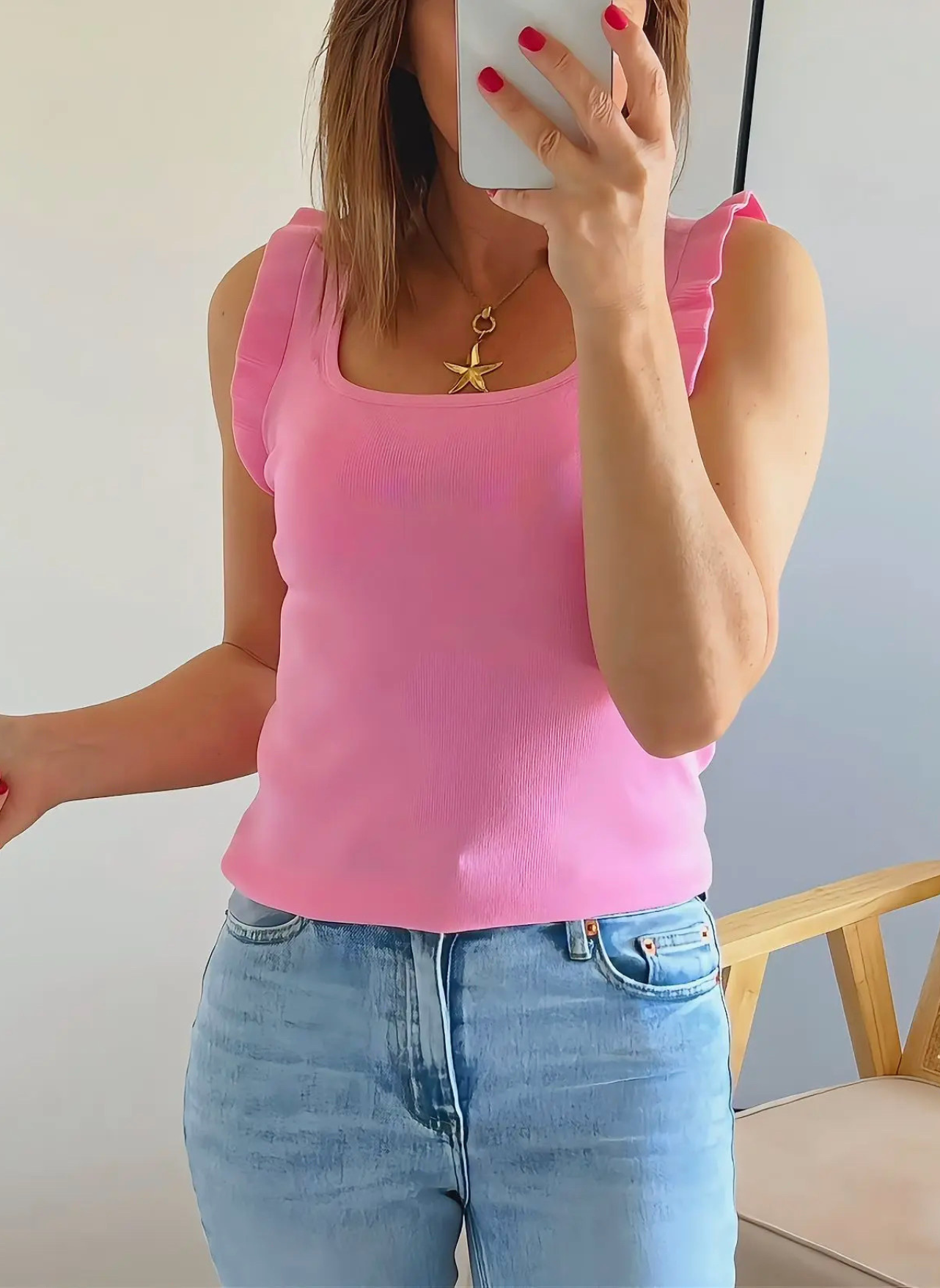 top rose femme Mona