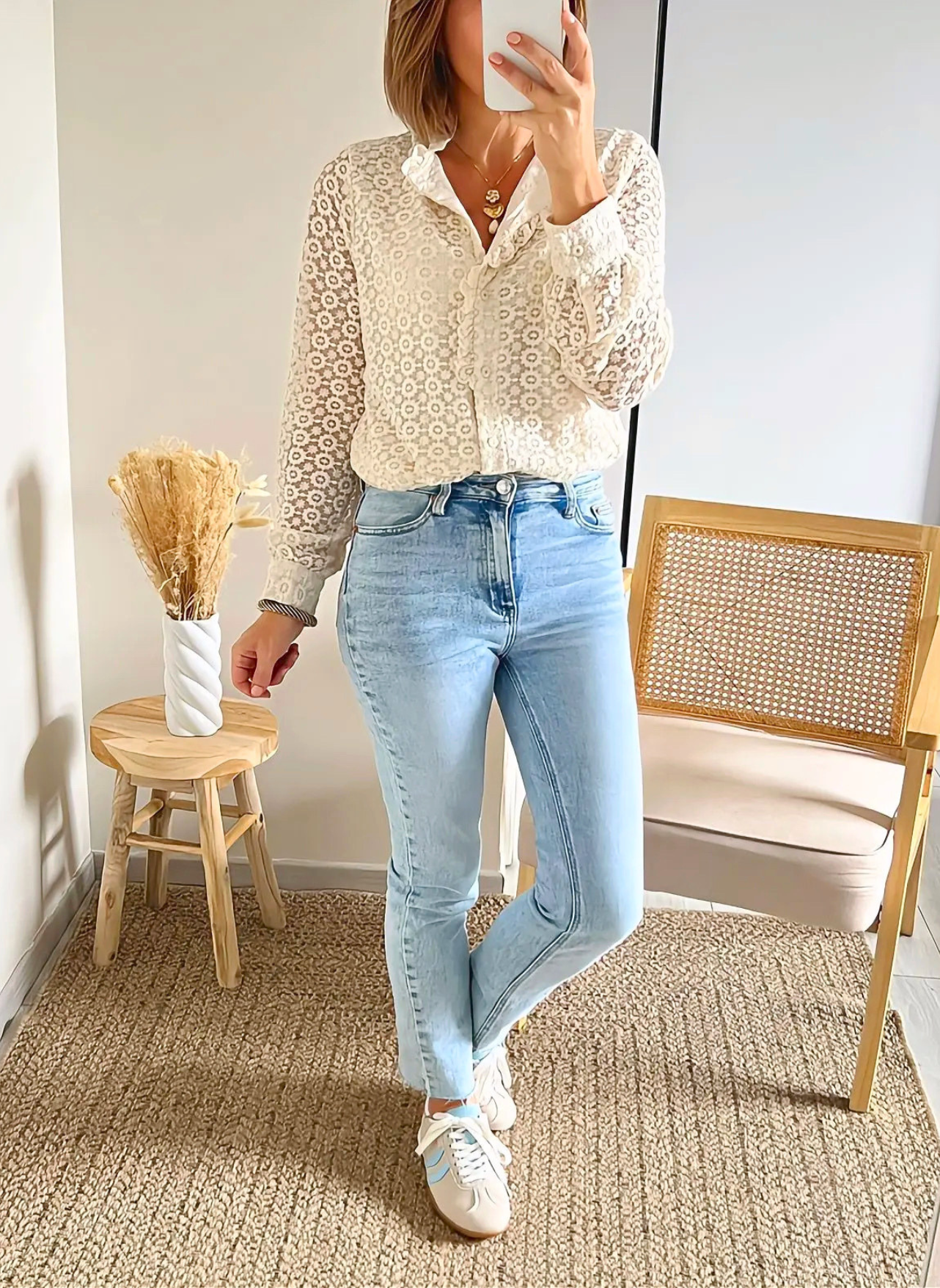 look avec blouse femme Coralie