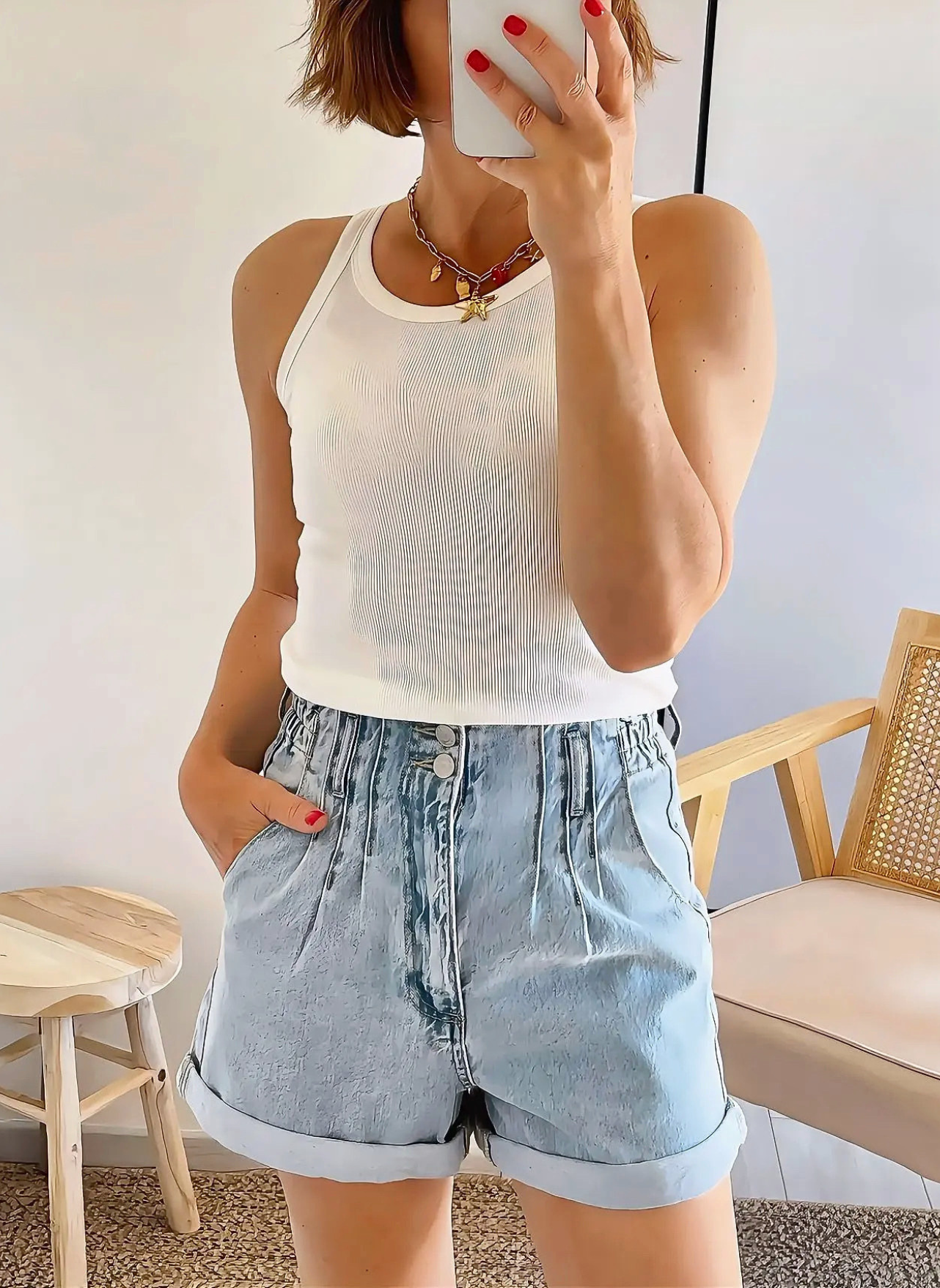top femme sans manches Marny