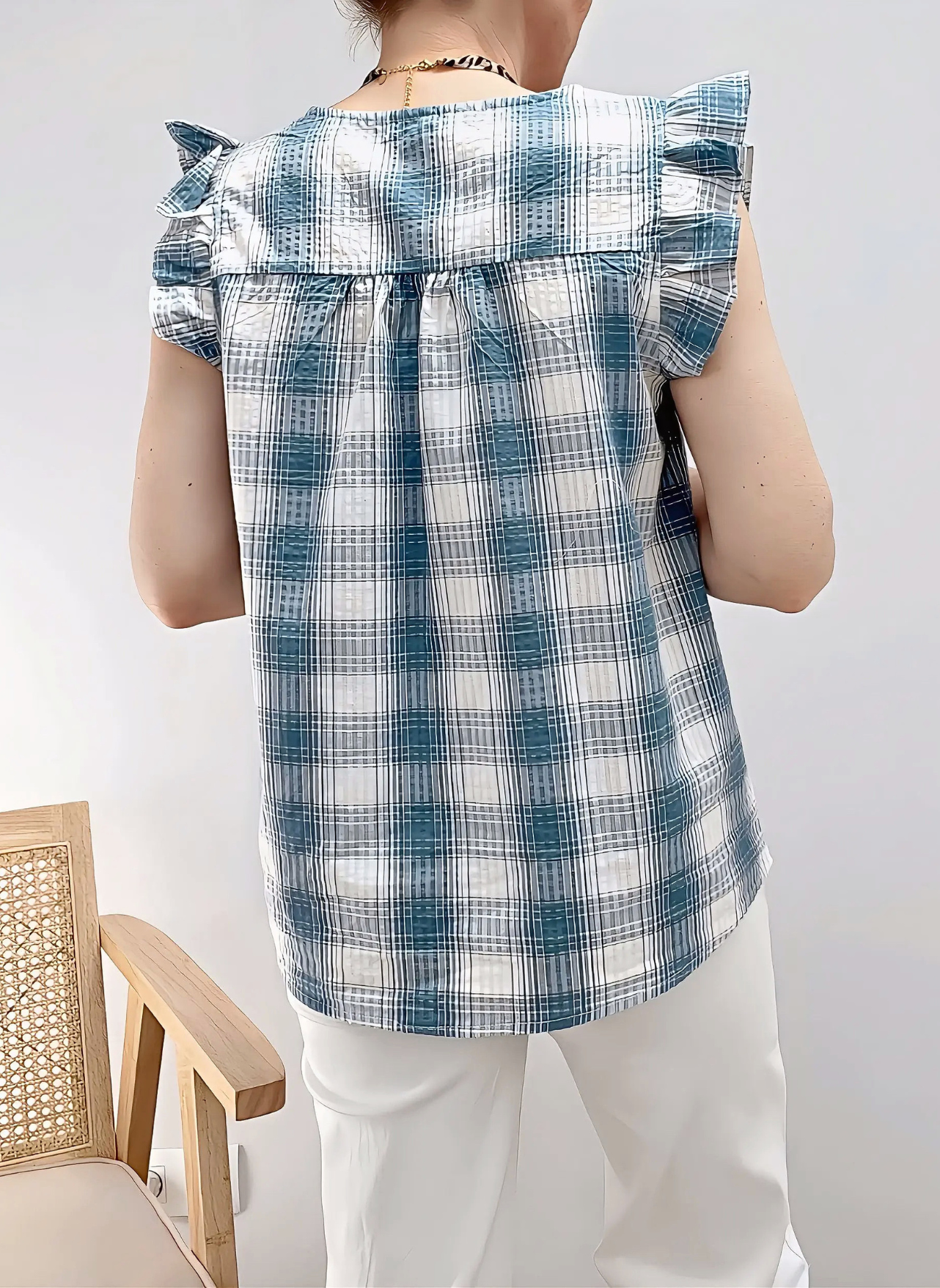 blouse femme Gina de dos