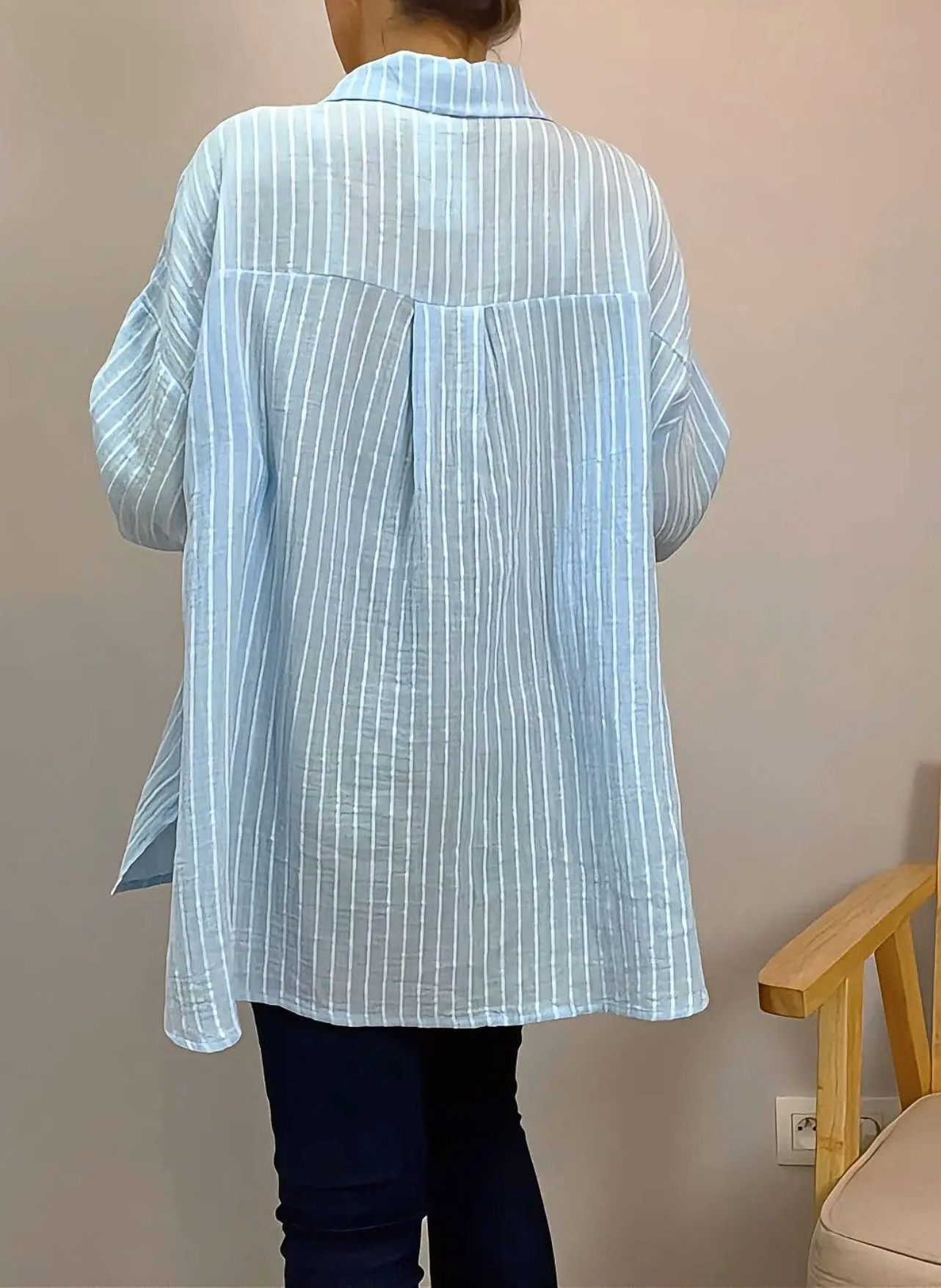 chemise oversize Armelle de dos