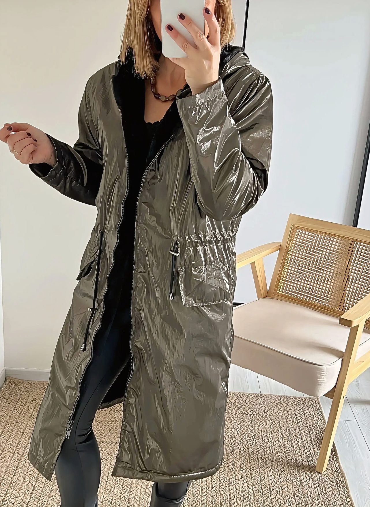 parka avec fausse fourrure femme Ava