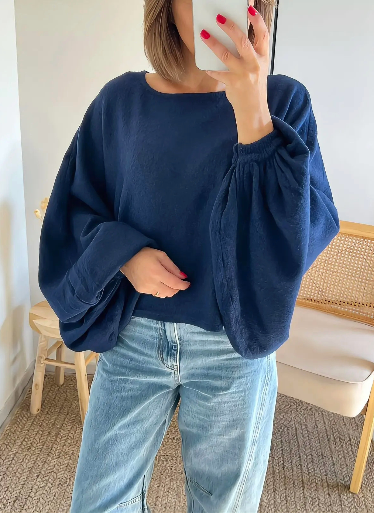 pull bleu marine femme Jody