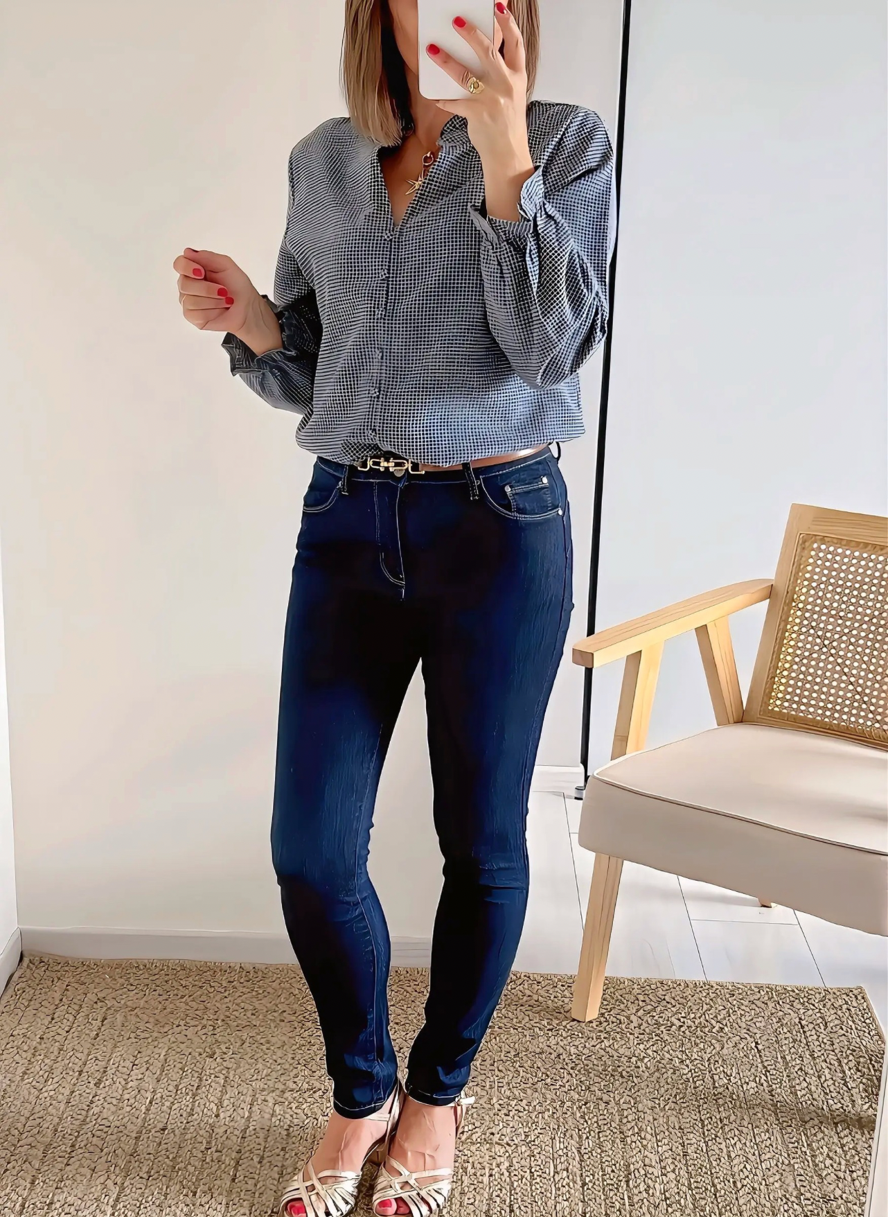 jean brut Lenny slim push up