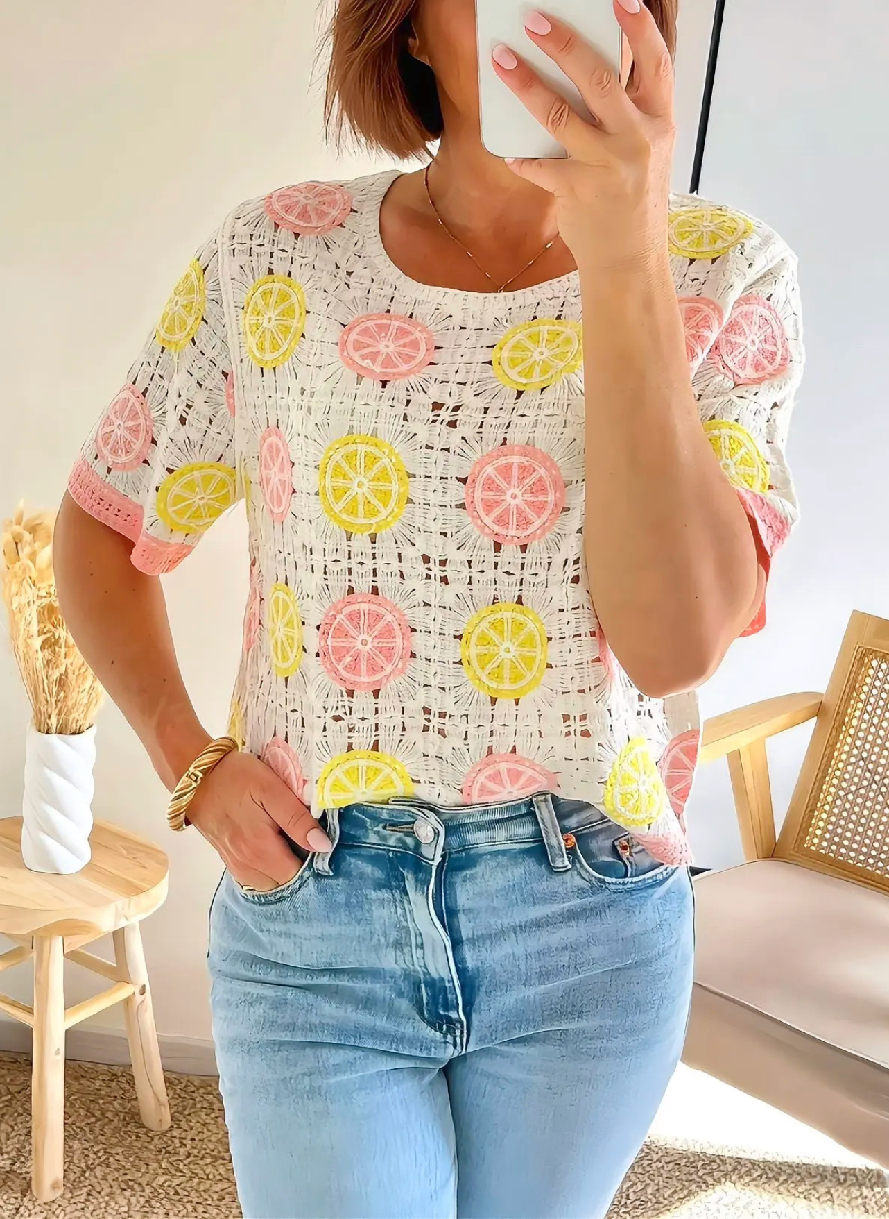 top femme coloré Deva