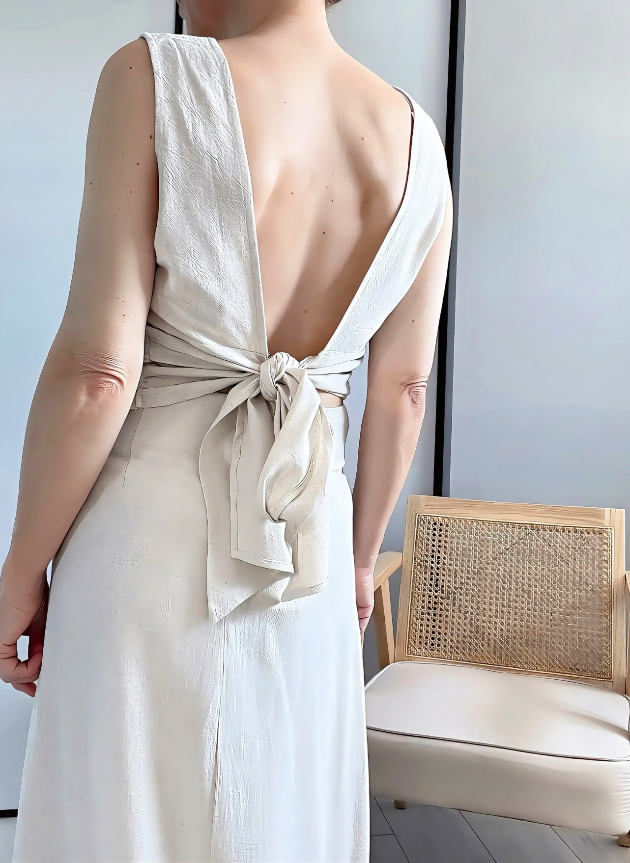 top dos nu beige Giulia