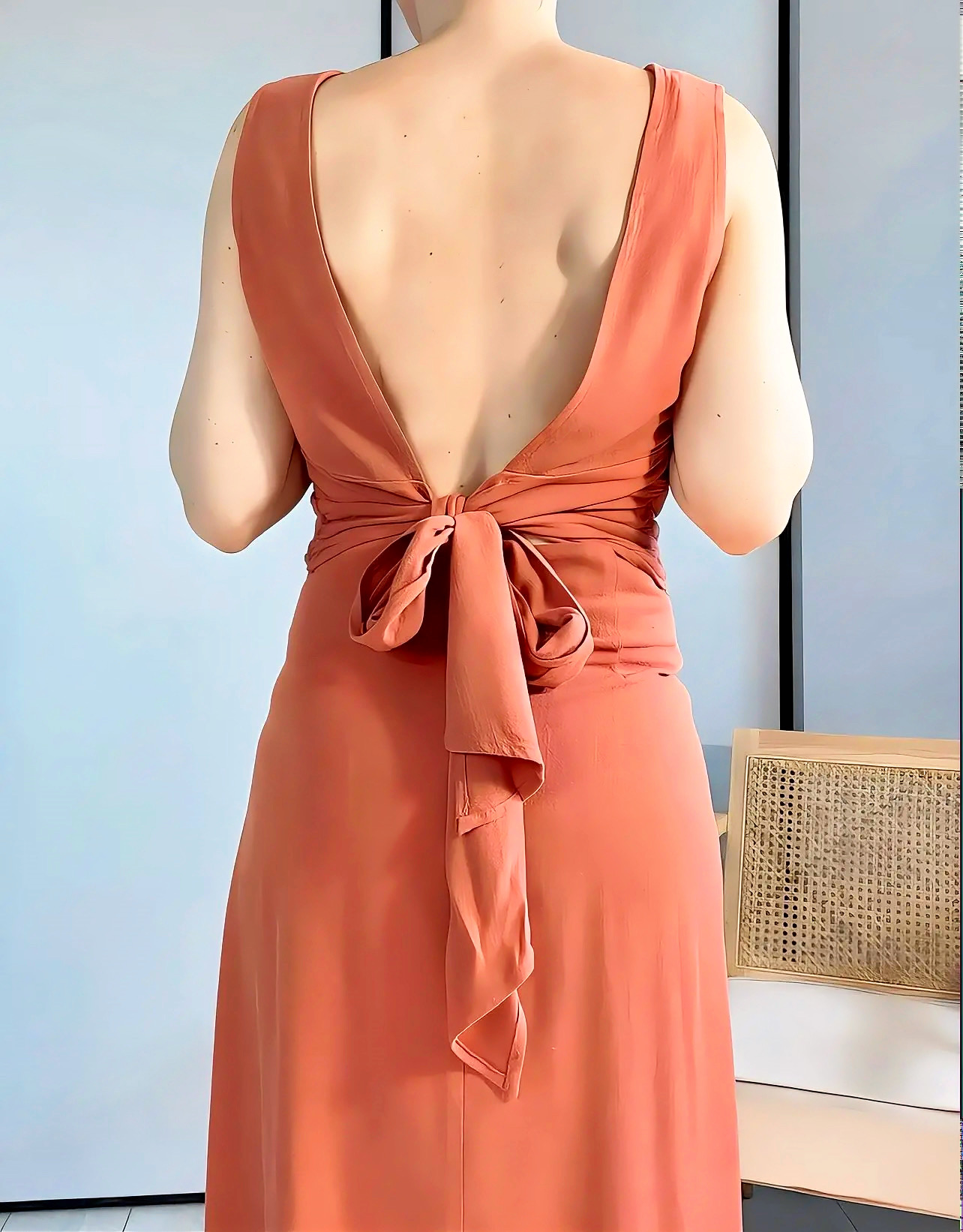 top Giulia terracota dos nu