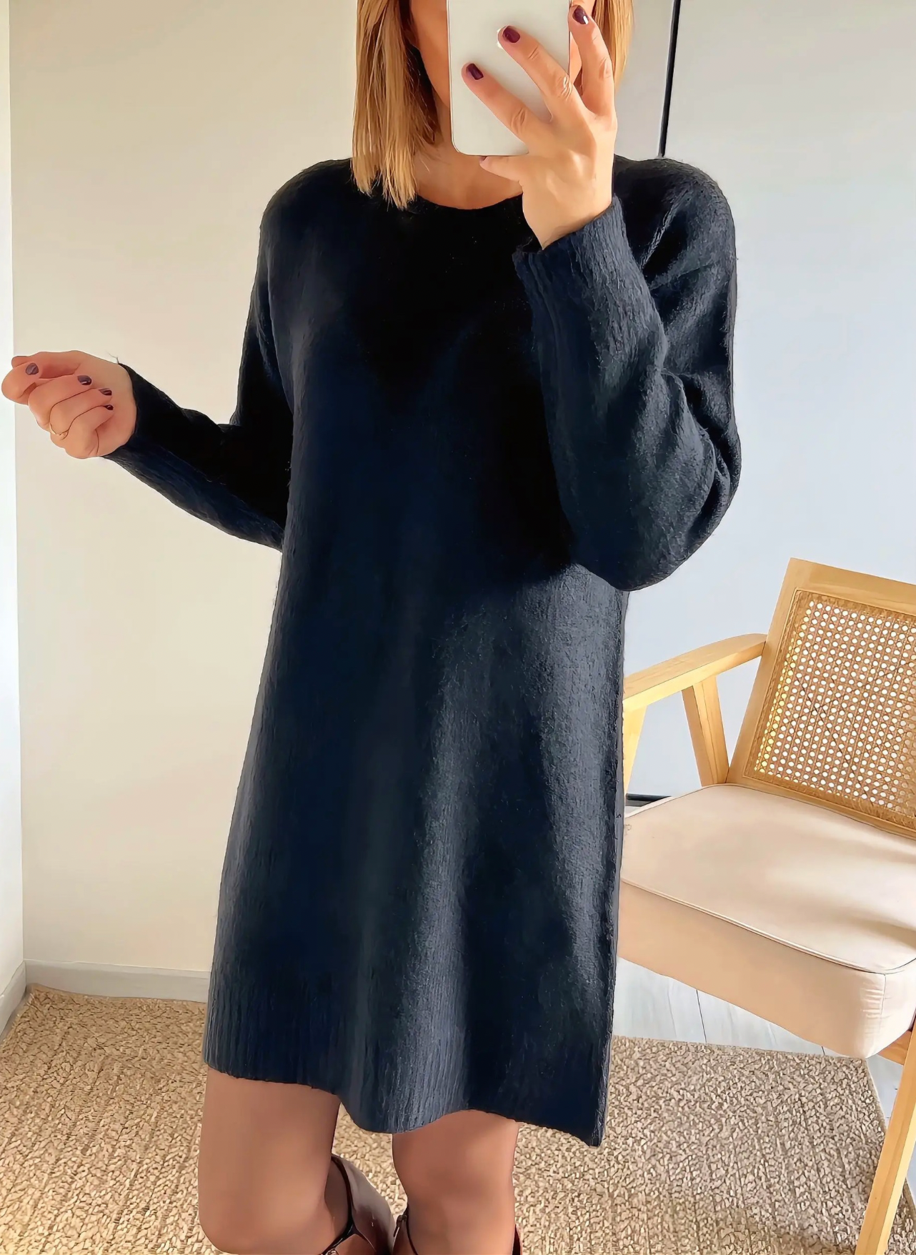 robe pull Jenna noire