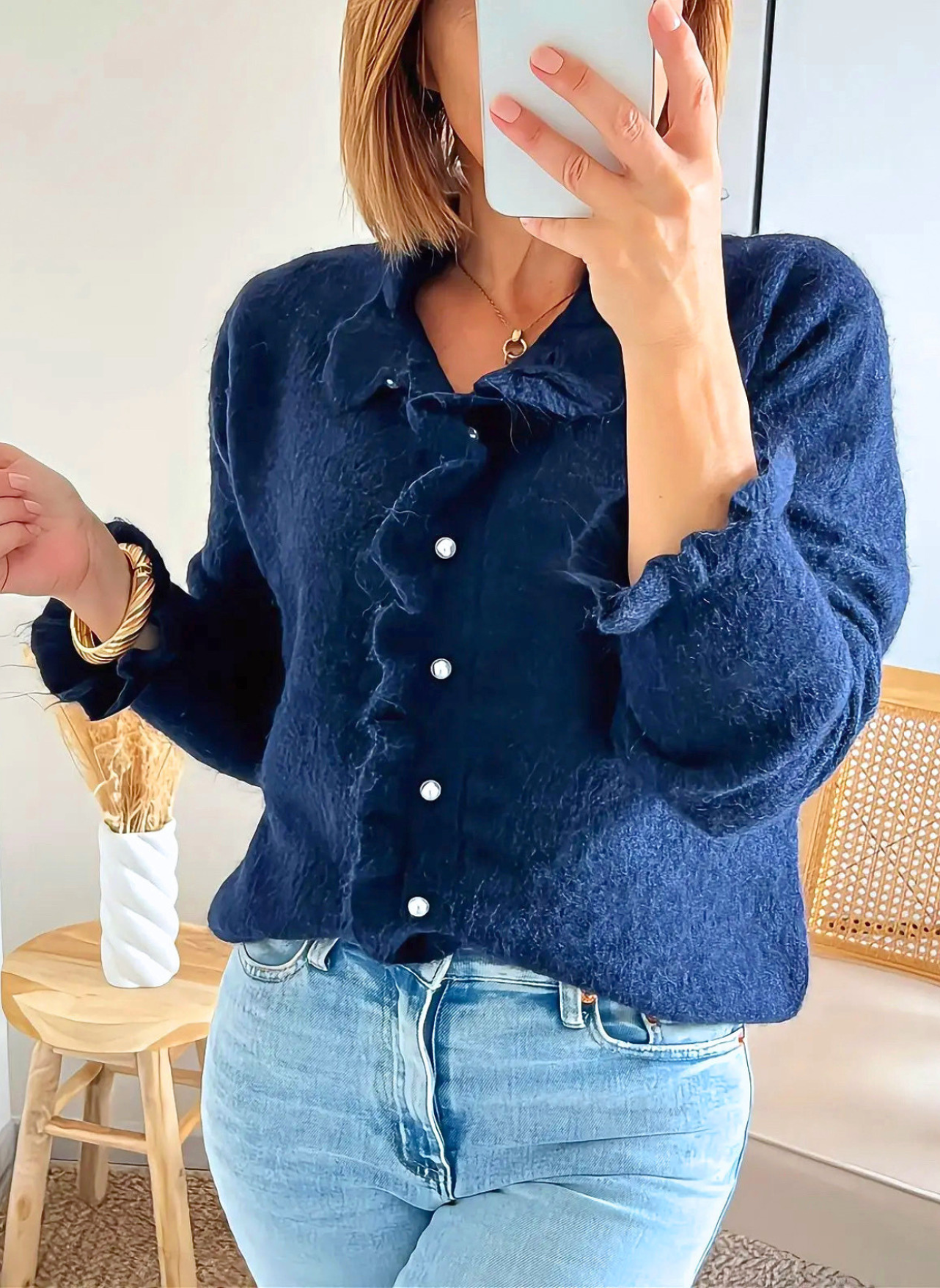 gilet-elly-avec-volants-bleu-marine