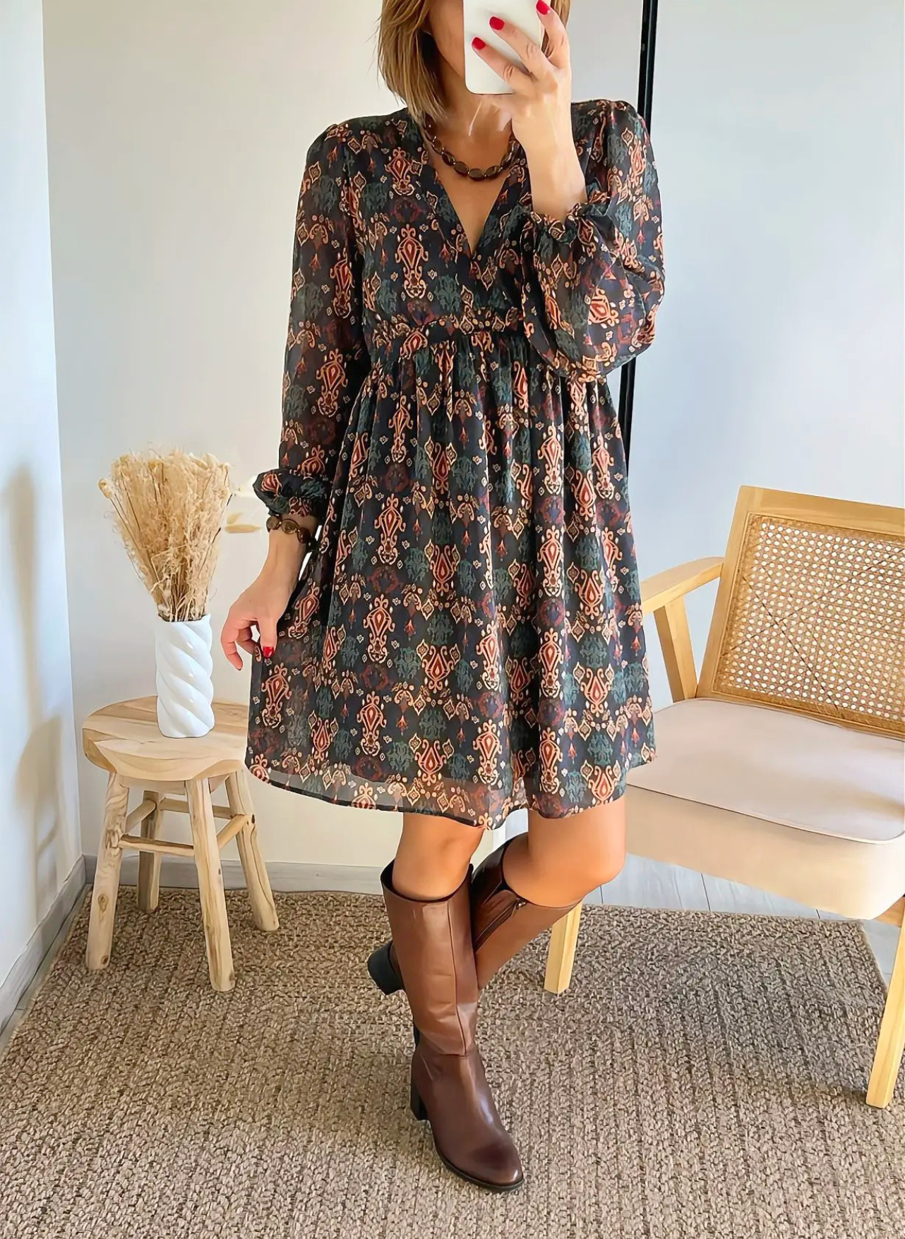 robe courte femme hiver Mila