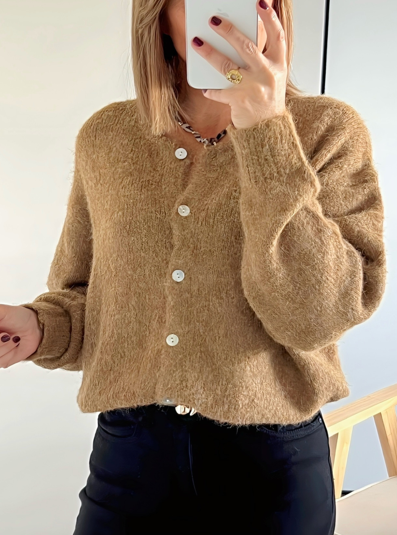gilet-doux-femme-ezio-camel