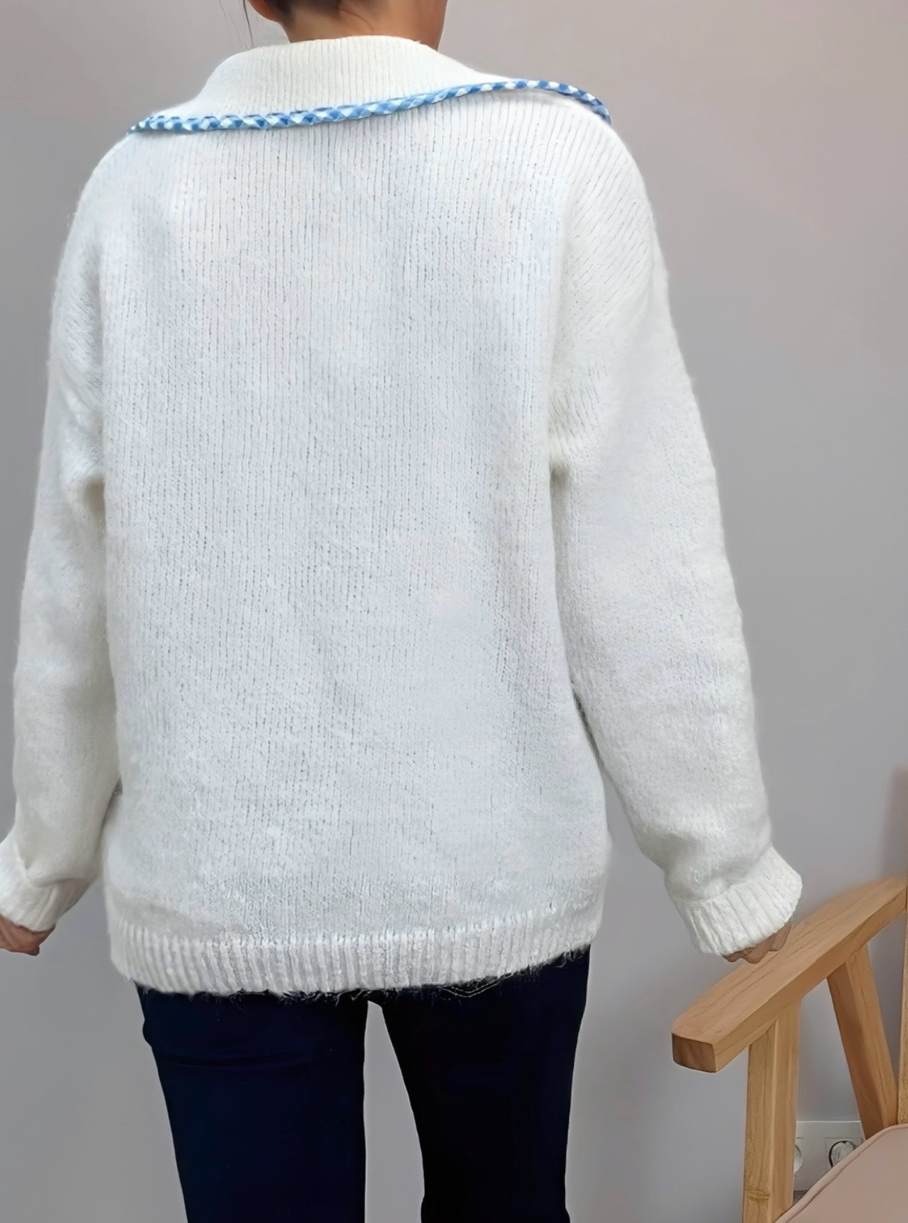 pull femme Augustin de dos