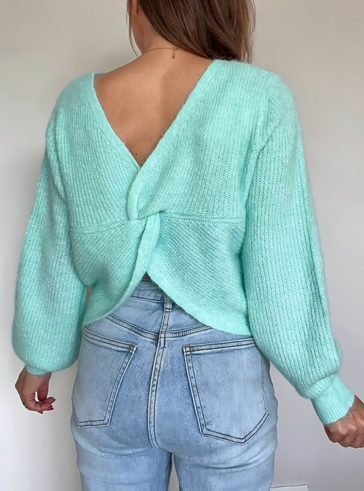 pull avec dos croisé Ethan
