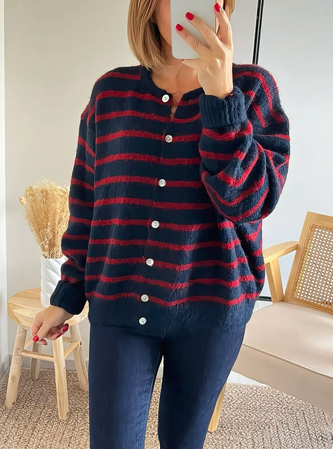 gilet doux rayé Amir