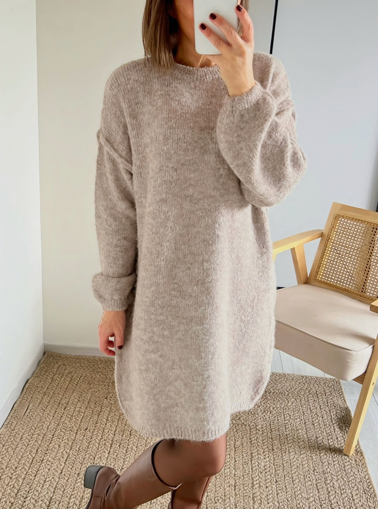 robe femme en maille Faustine