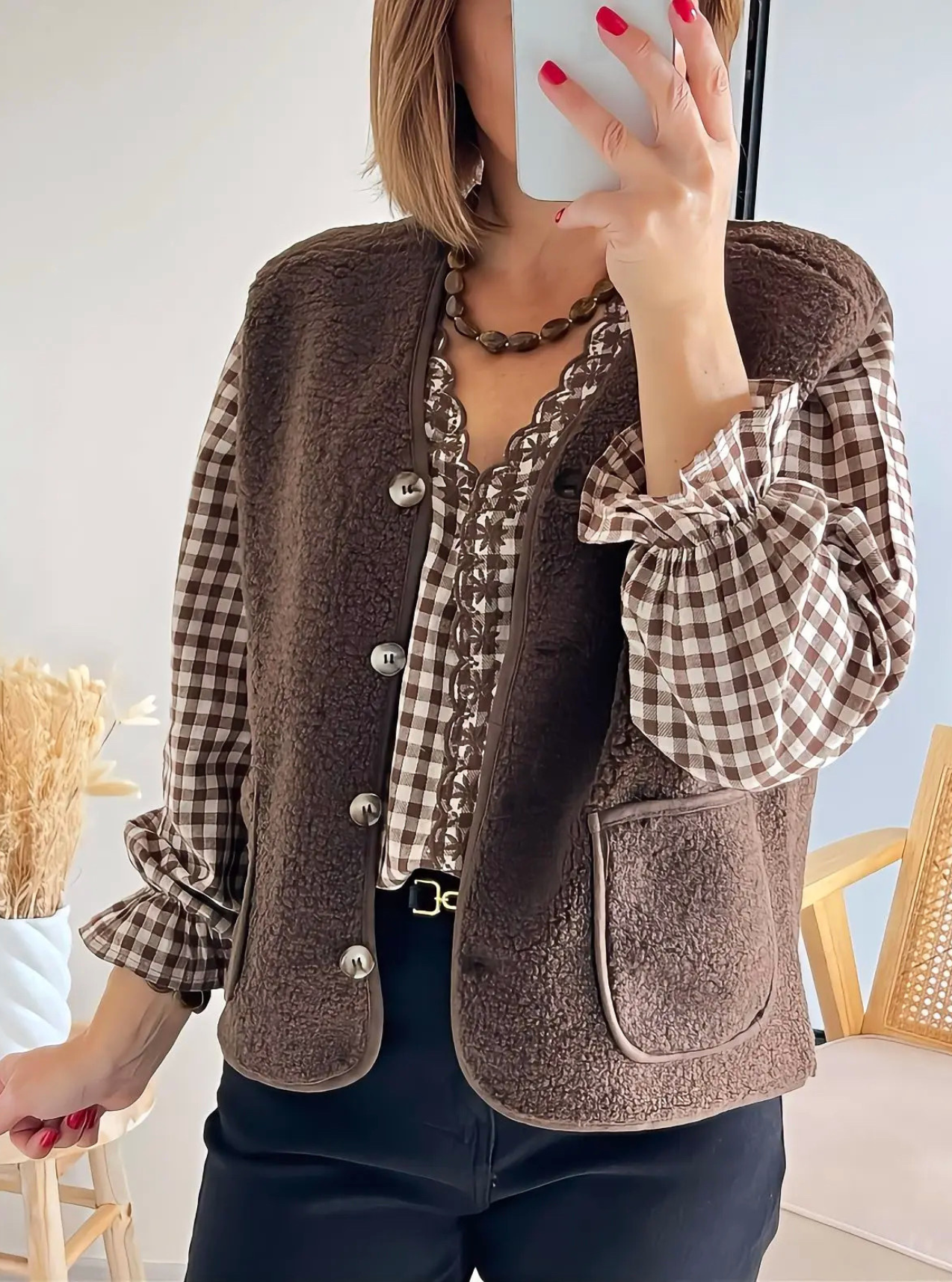 blouse Ilona et gilet Lennon