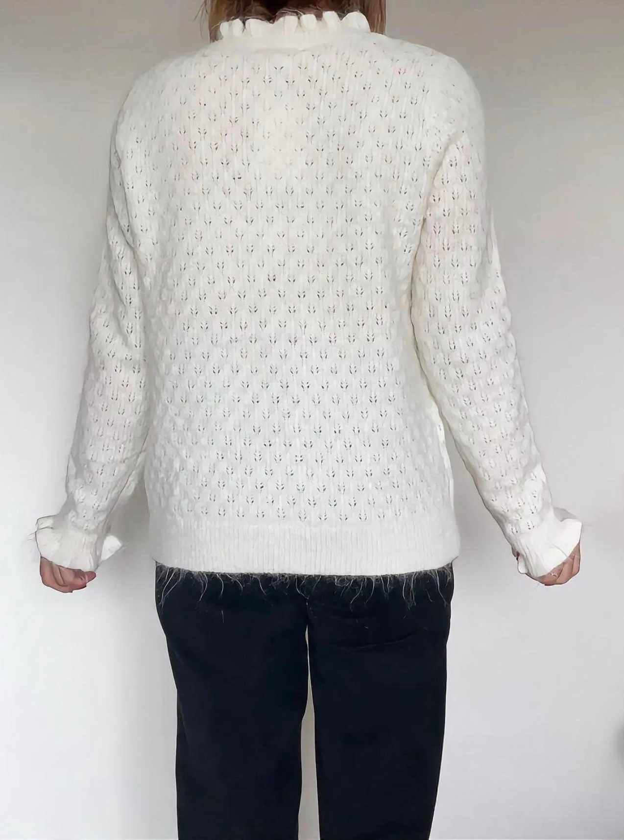 gilet Nestor écru de dos