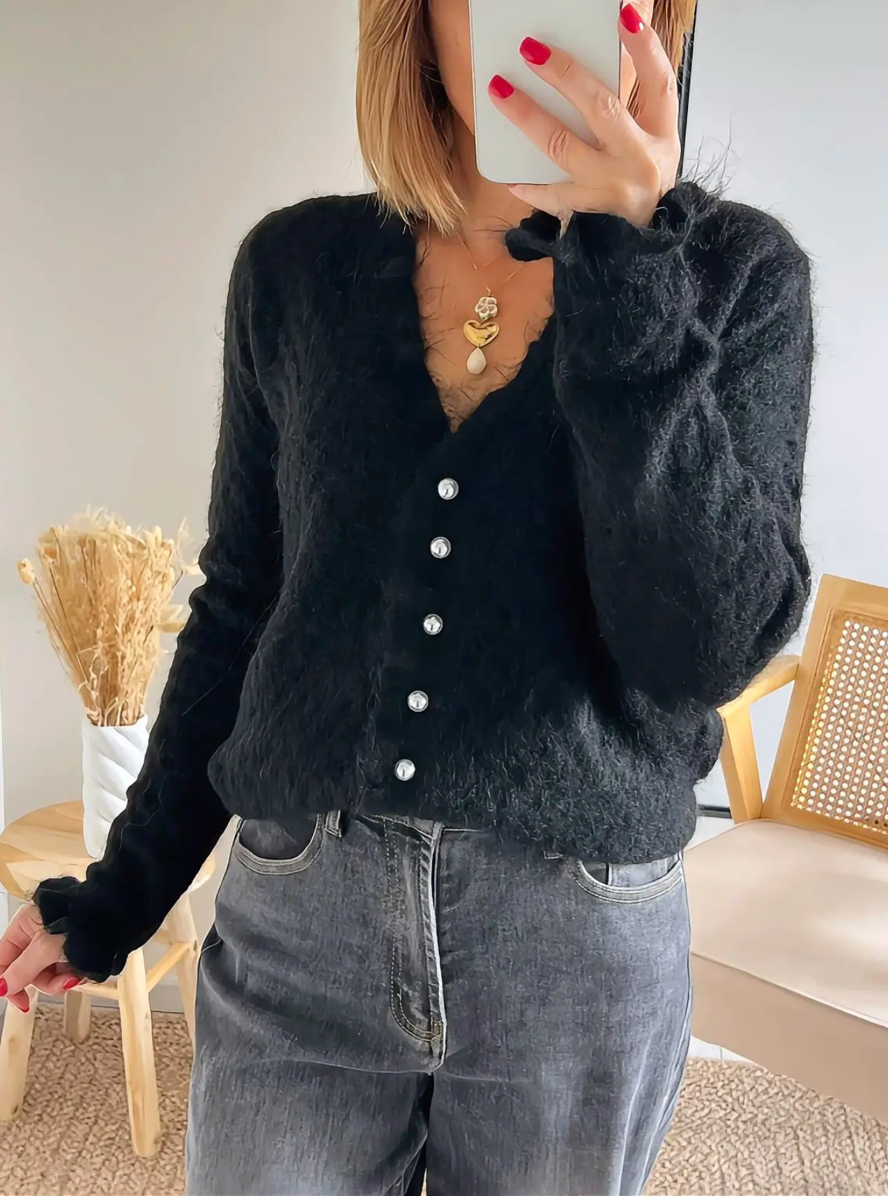 gilet noir Nestor femme