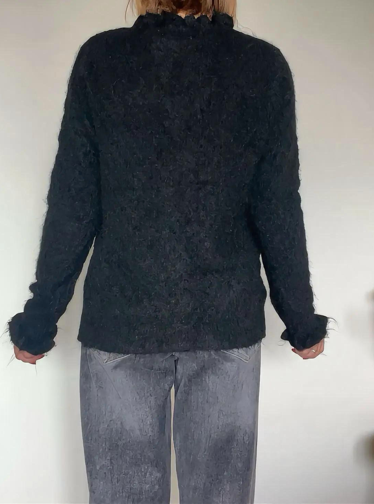 gilet Nestor noir de dos