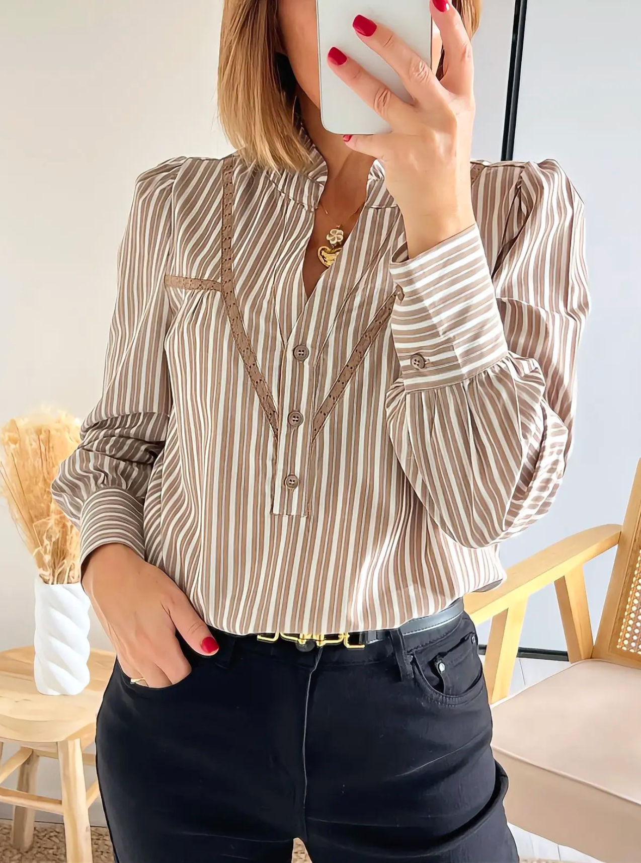 blouse femme à rayures Jolia