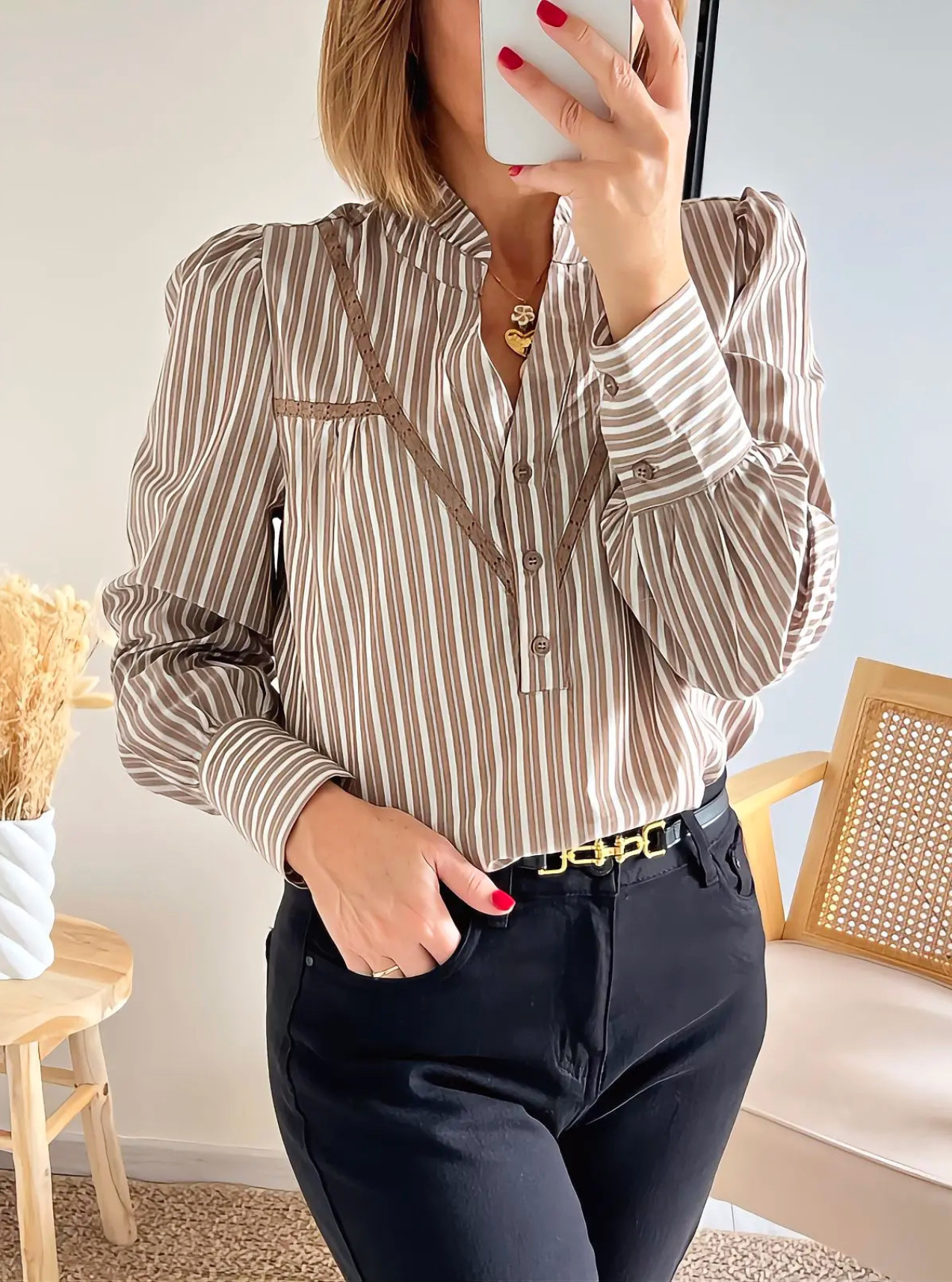 blouse à rayures femme Jolia