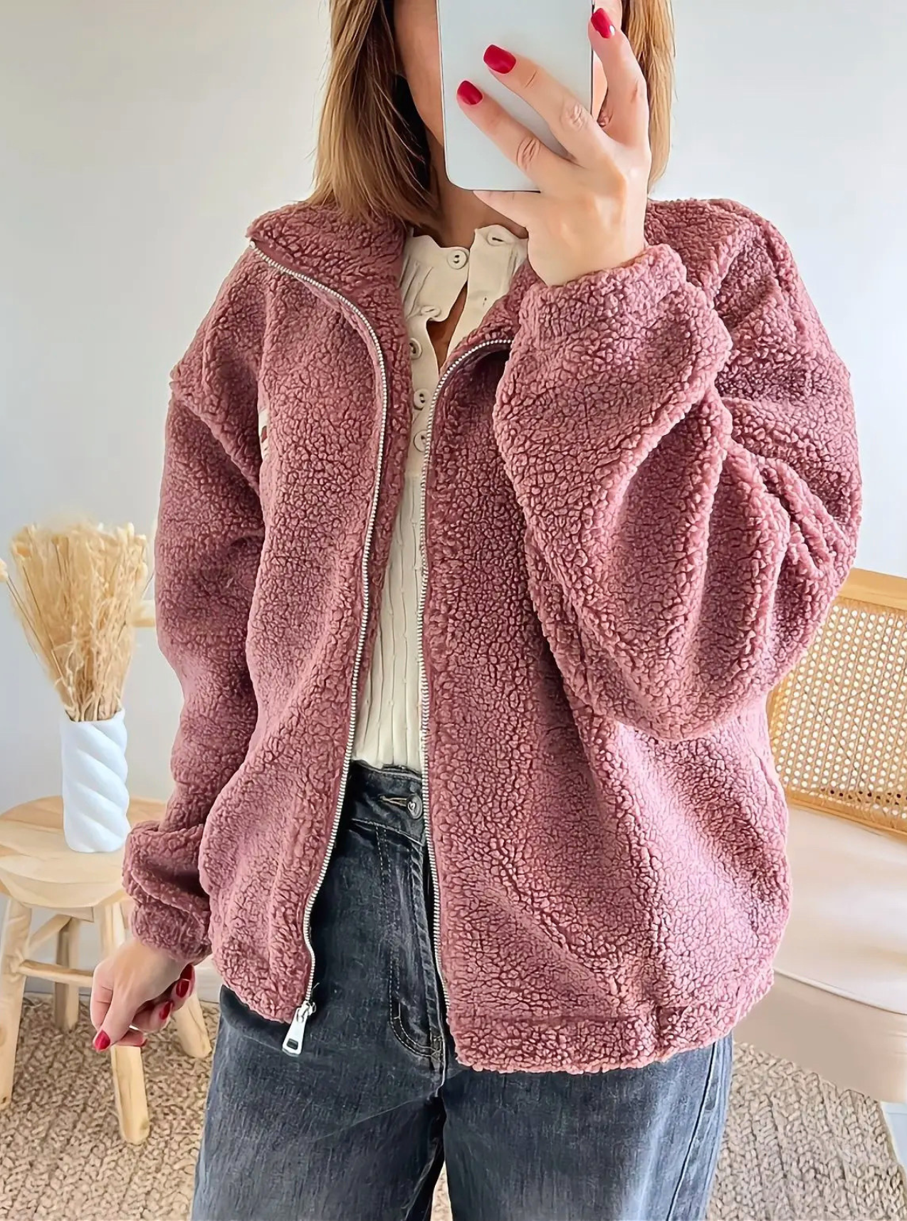 veste polaire femme rose Lolly