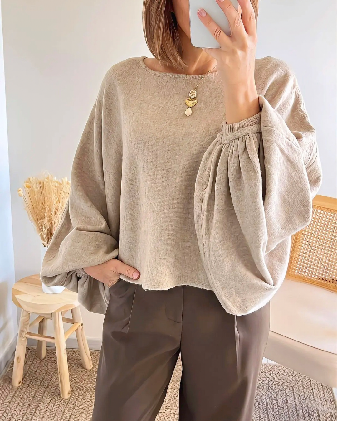 pull Jody taupe ample