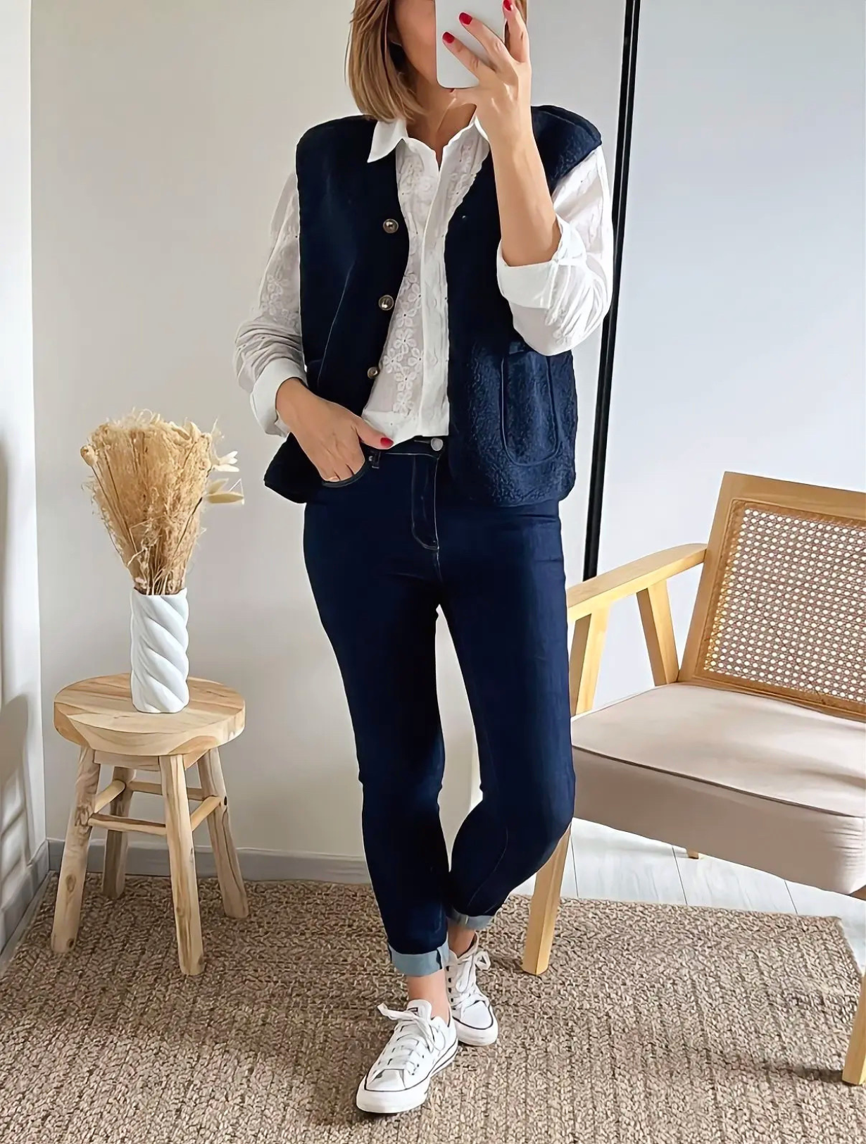 jean femme Lenny bleu brut