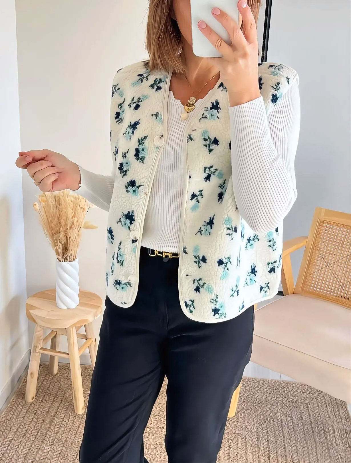 gilet femme sans manches Simon