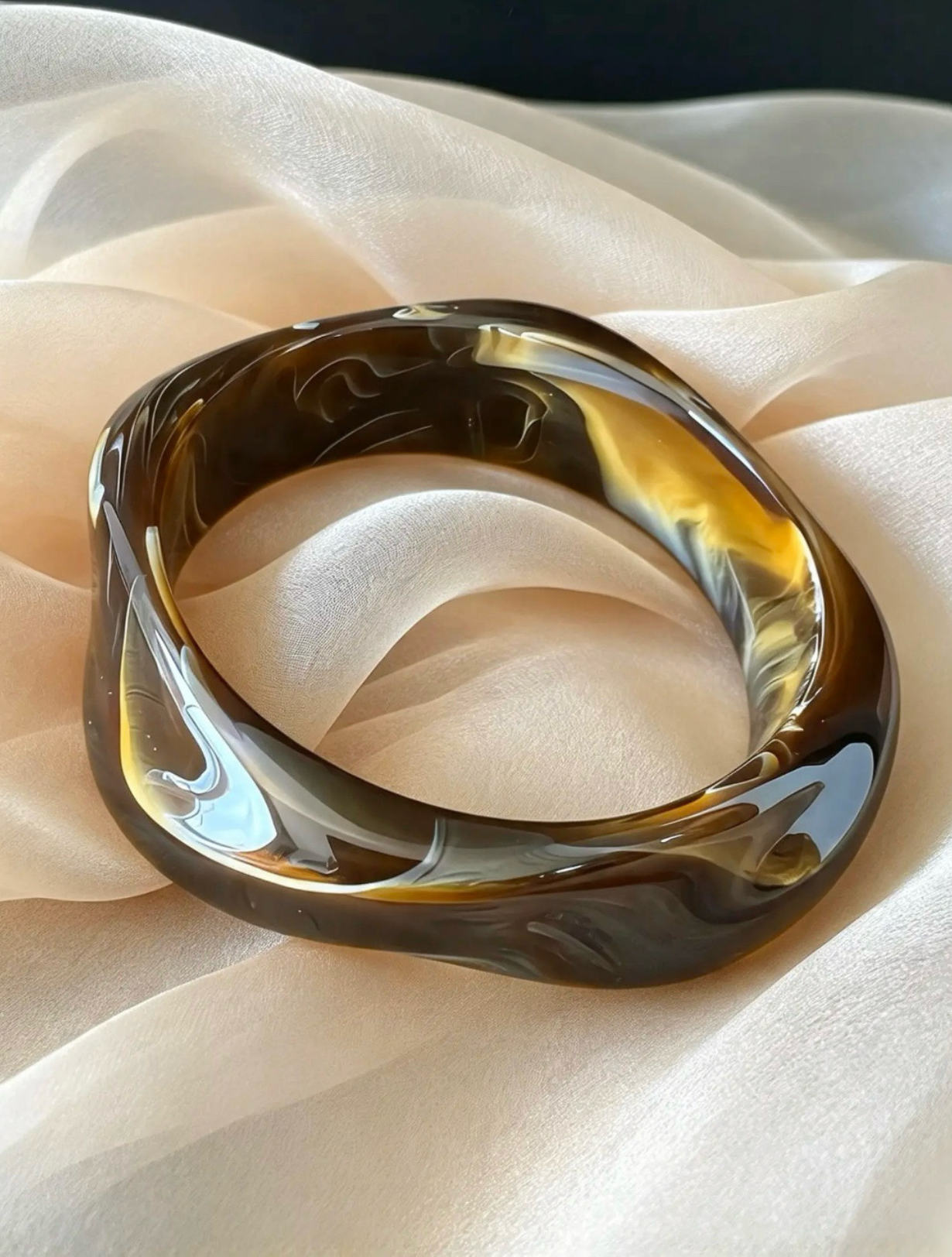 bracelet-resine-olly-brun