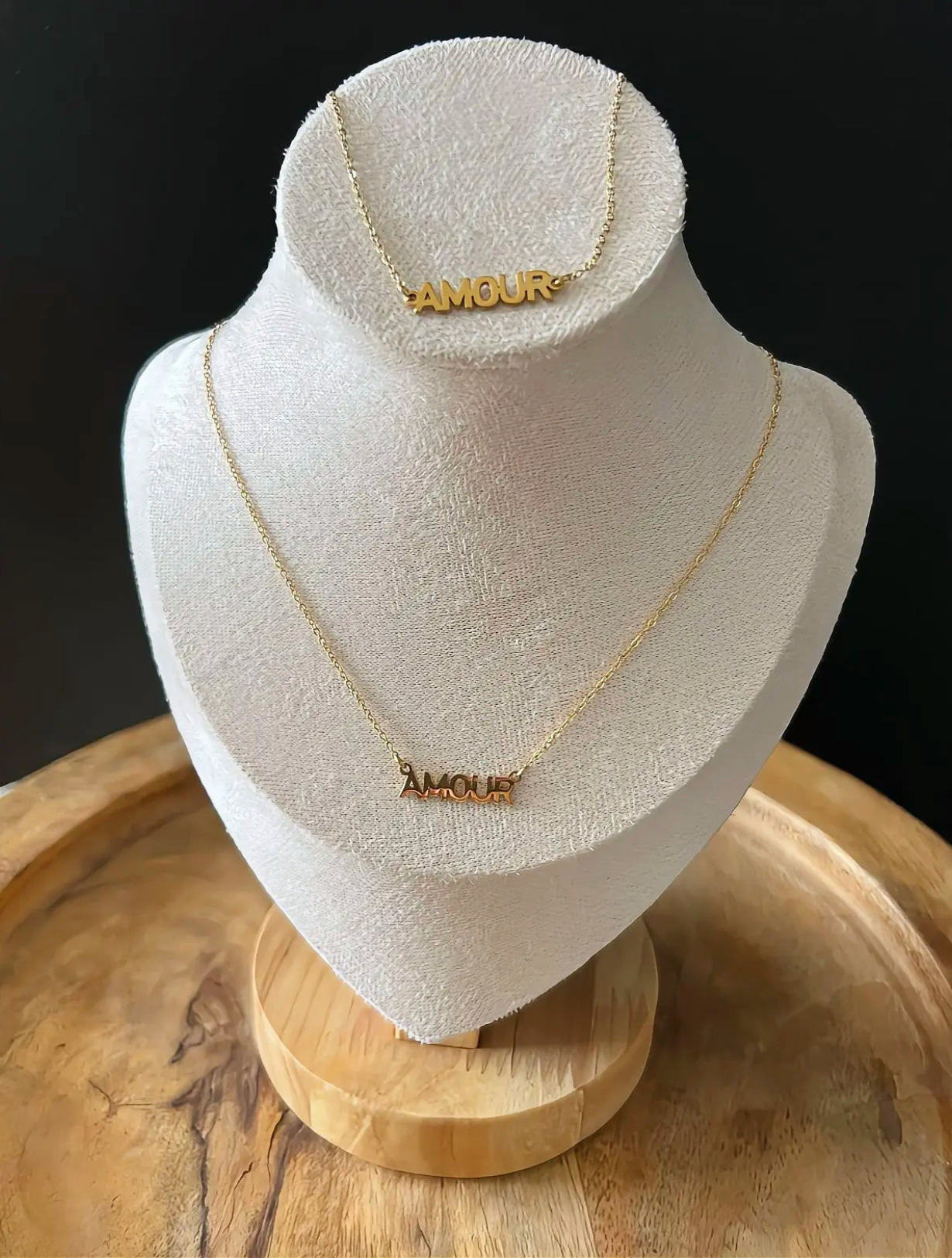 parure de bijoux Amour