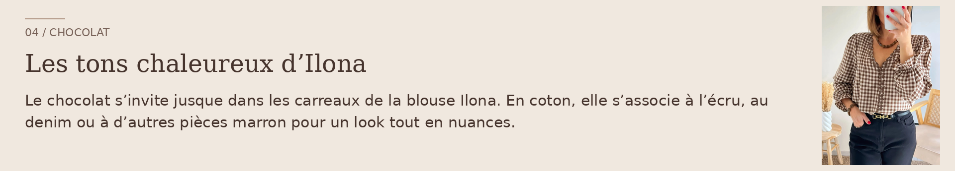 La blouse Ilona