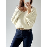 le pull leon beige -3