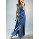 la robe solea bleu jean -3