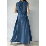 la robe solea bleu jean -6