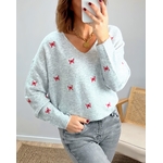 le pull birdy gris -3