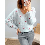 le pull birdy gris -4