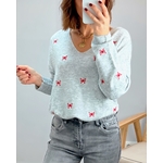 le pull birdy gris -5