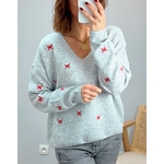 le pull birdy gris -6
