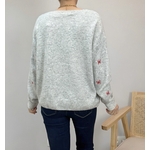 le pull birdy gris -7