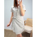 la robe florie beige -5