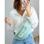 le sac banane vichy vert d eau -1