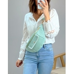 le sac banane vichy vert d eau -2