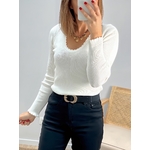 le pull mael ecru -1