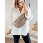le sac banane mouton taupe -2