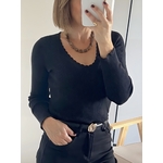 le pull mael noir -1