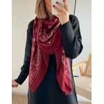 echarpe bandana kally bordeaux -1