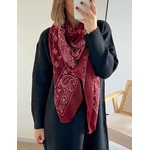 echarpe bandana kally bordeaux -2